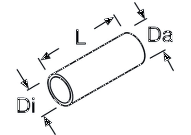 87820AFormschlauch ?i 38 L65 / gerade