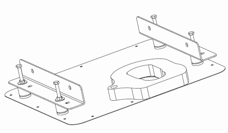 9021728AKit Dual Top Grundplatte Inneneinbau