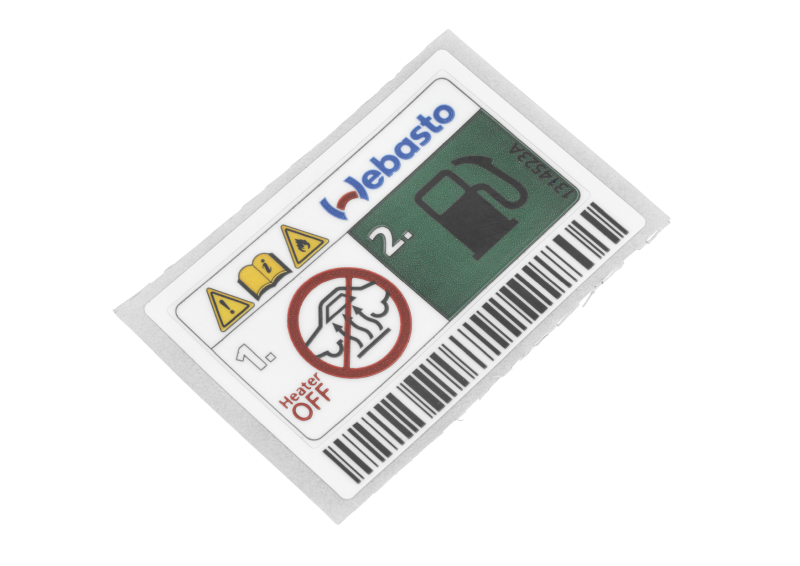 1321021AHinweißschild Heizgeraet