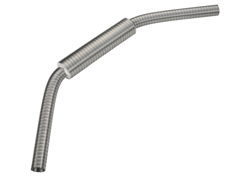 1321823AAbgasschalldaempfer D38 Edelstahl L=1000