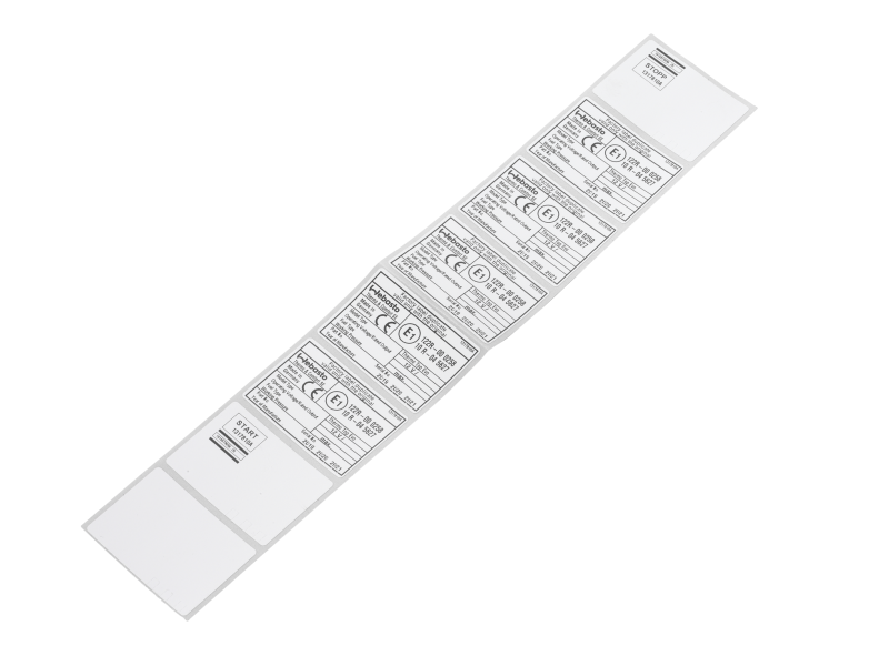 1317810ABlanko Typschild VERS.5 Thermo Top Evo
