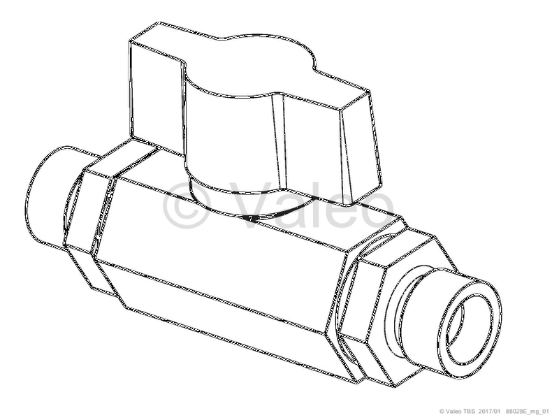 9810099BNiederdruckkugelhahn W24