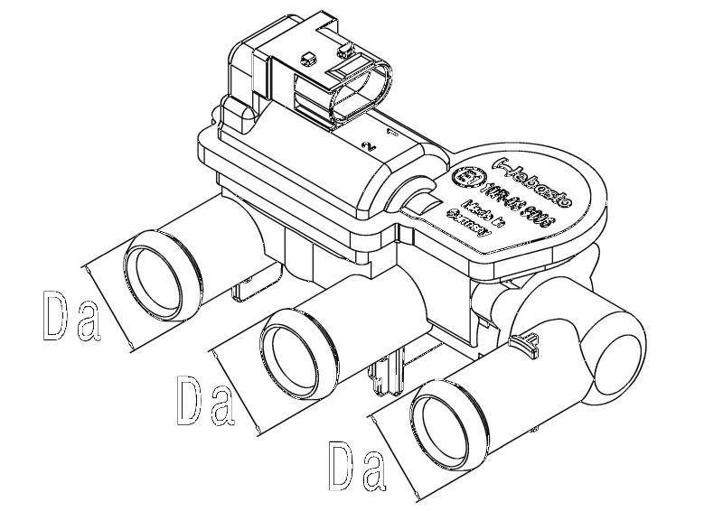 1326899A3-2-Wege Kuehlmittel Motorventil 24V