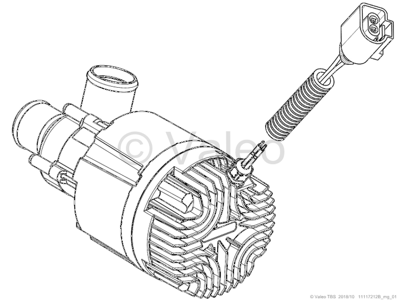 9810334AUmwälzpumpe U4856.015 FEP 2-pol 24V